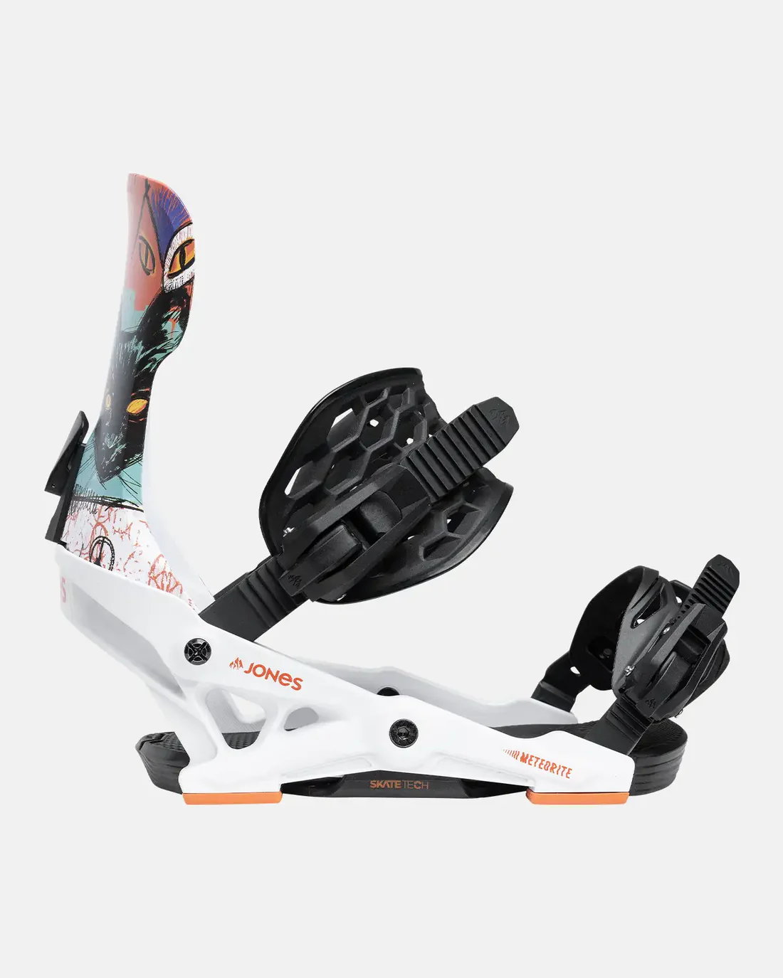 Legături snowboard Jones METEORITE Rally Cat White - imagine 3